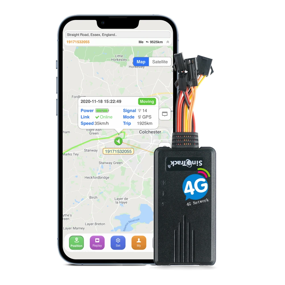 Монитор голос ST-906GL китайско трек мотоцикла GPS слежения Geo 4G