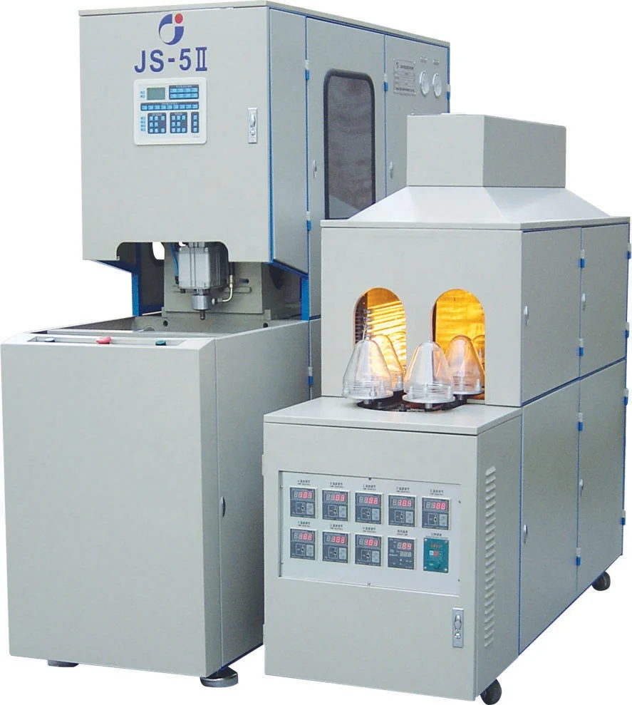 Полу автоматическая бутылка с водой для домашних животных бутылка выдувного формования машины JS-2II