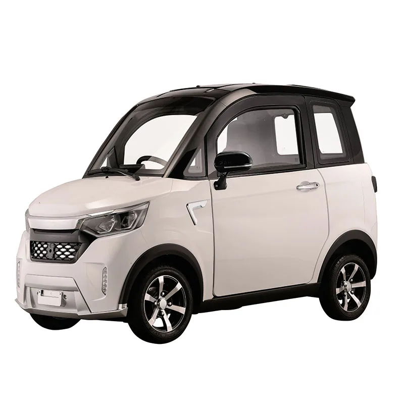 Enclosed EEC COC 2200W high power long range electric 4 Wheel car for passenger
