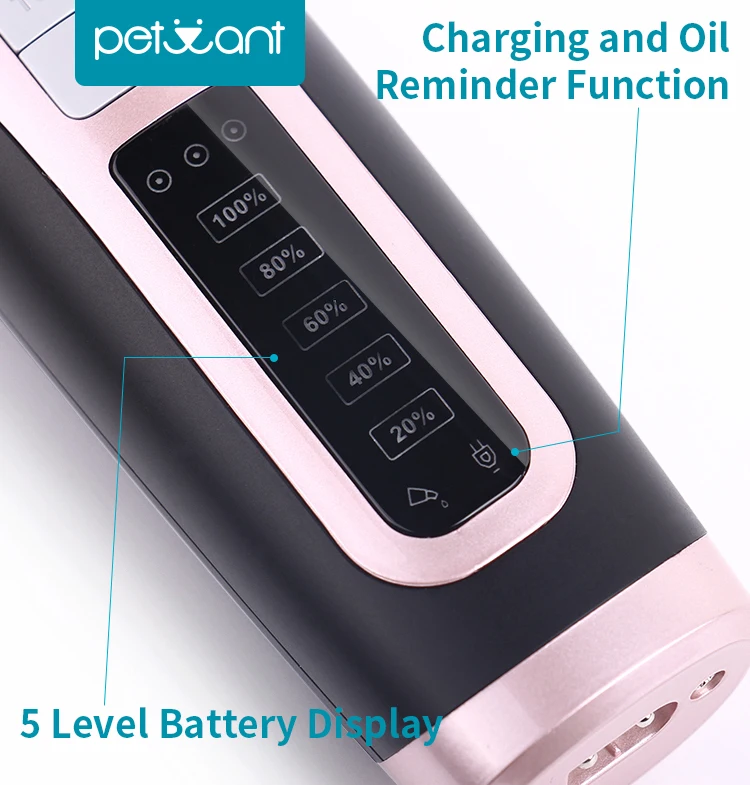 Pet Dog Grooming Kit Quiet Electric Pet Cordless Rechargeable Professional Dog Barber Tools Pet Hair Trimmer