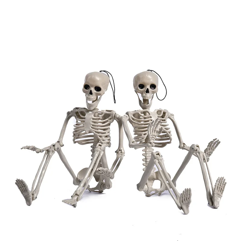 Halloween Horror Scary Props Outdoor Decoration Simulation Human Body Skeleton For Halloween Decoration