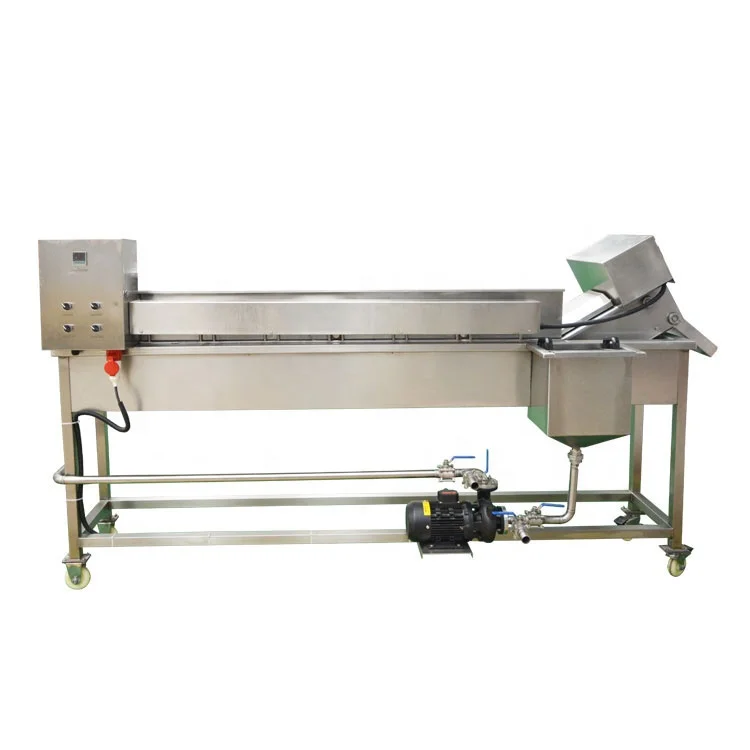 Automatic fried chicken frying machine continuous belt conveyor doughnut fryer french fries making machine