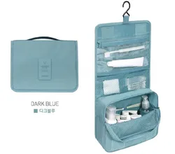 LLX400 Travel Hook Cosmetic Bag Foldable Make Up Pouch Big Capacity Waterproof Toiletries Organizer Hanging Makeup Storage Bag