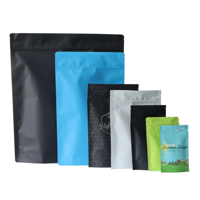 Aluminium foil child resistant zipper 3.5 mylar bags 7g 14g 1lb child proof ziplock stand up pouch 1 pond mylar bags