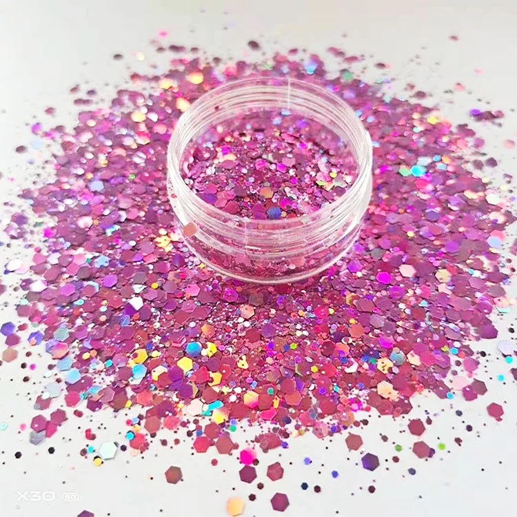 Wholesale Polyester Bulk Craft chunky glitter