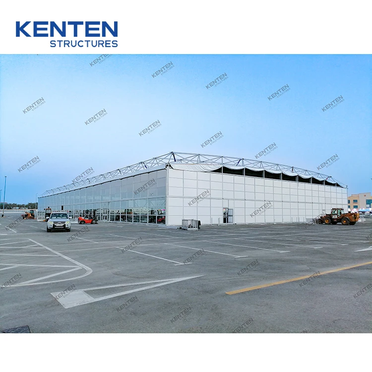 Outdoor tensile membrane structure delta portable modular prefab office building luxury aluminum tent for permanent events