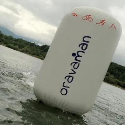 High Quality Inflatable Cylinder Buoy, Inflatable Swim Buoy For Water Sport Game