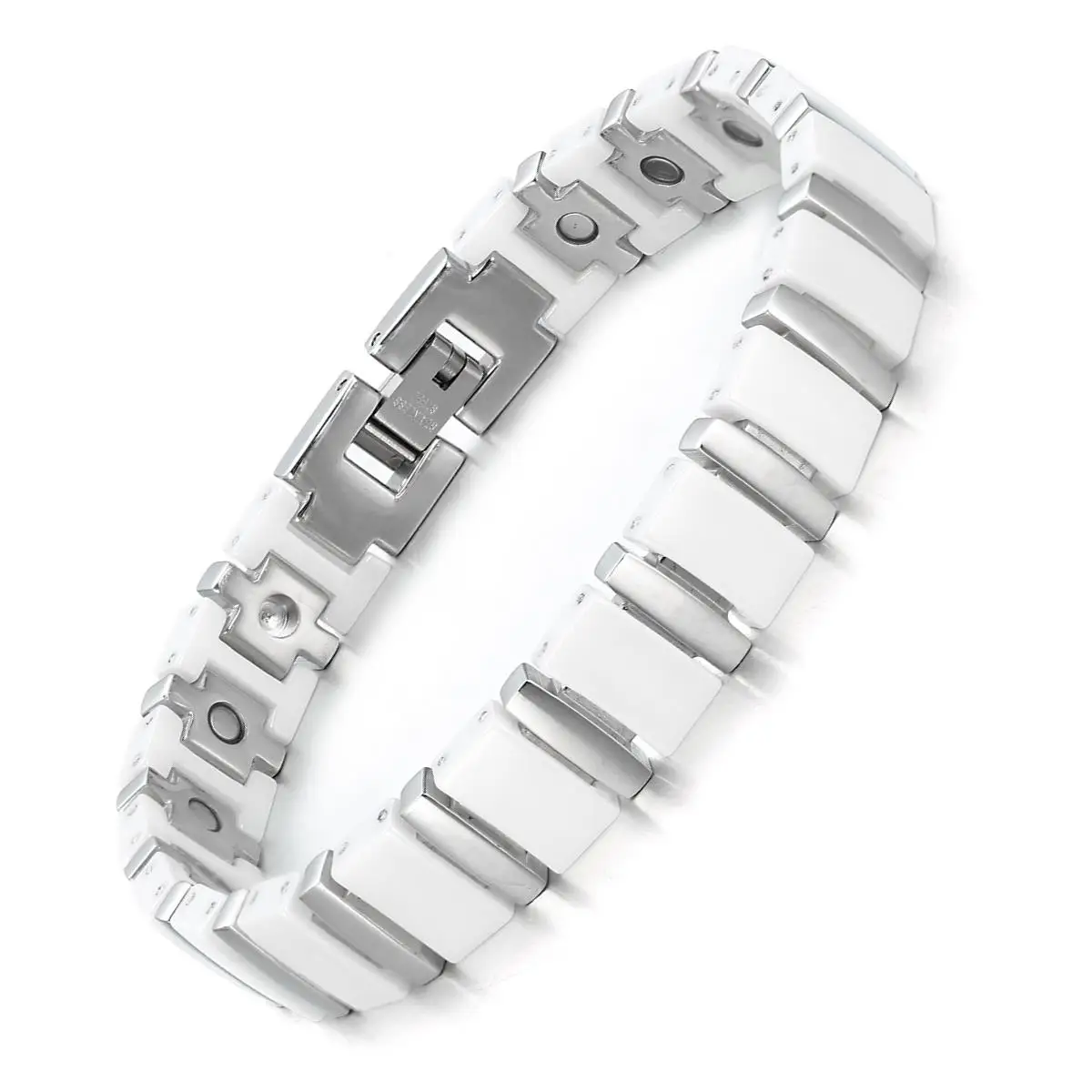 Wholesale Ceramic Bracelet Women Custom Couple Ceramic Adjustable Magnetic Bracelet Health
