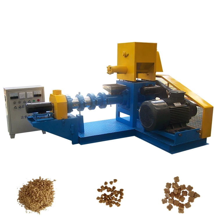 Pellet Animal Fish Feed Making Machine 200kg/H Pet Bird Piglets Food Mill Extruder Machine