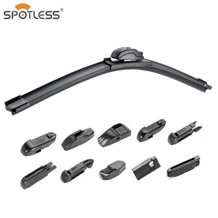 2024 аксессуары автомобильный стеклоочиститель лобовое стекло универсальные силиконовые щетки стеклоочистителя для продажи