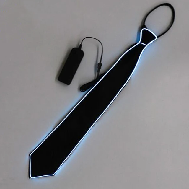 New design color LED ties bar prom color changing ties atmosphere props flashing ties