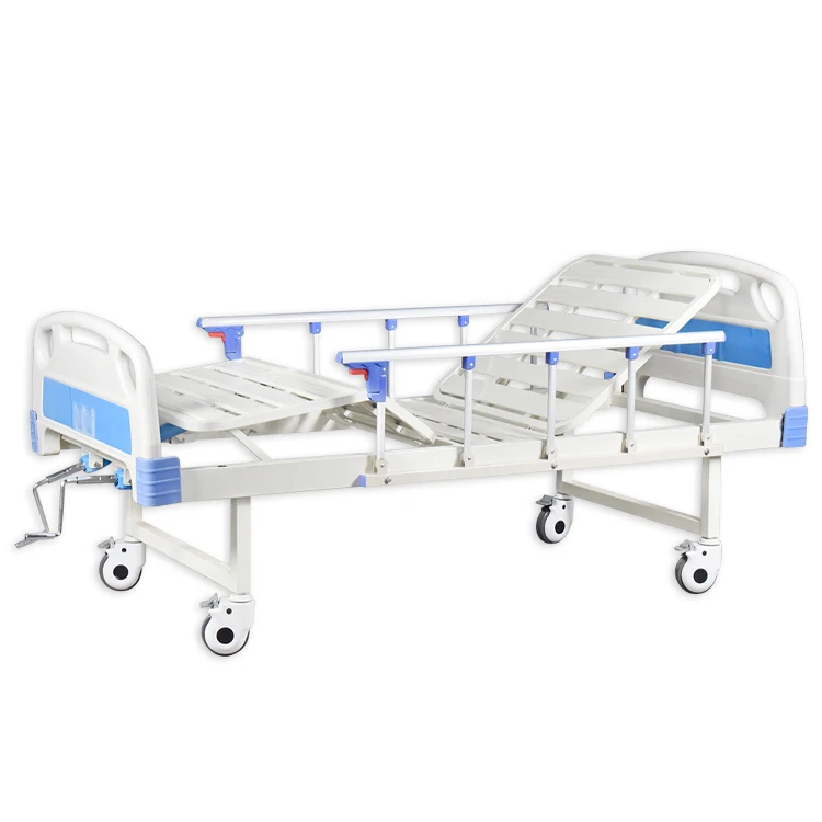 Medical Hospital Bed Two cranks Manual Home Care 2 Function patient Nursing Bed