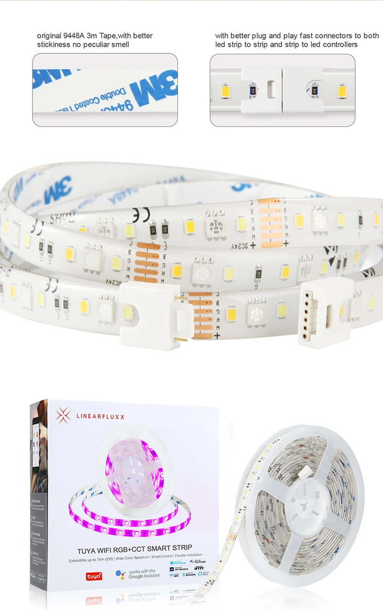 2.4ghz Wireless Zigbee Rgbw wifi be tooth Mesh MiLight Smart Wifi  music sensing intelligent remote flexible RGB RF Strip kits