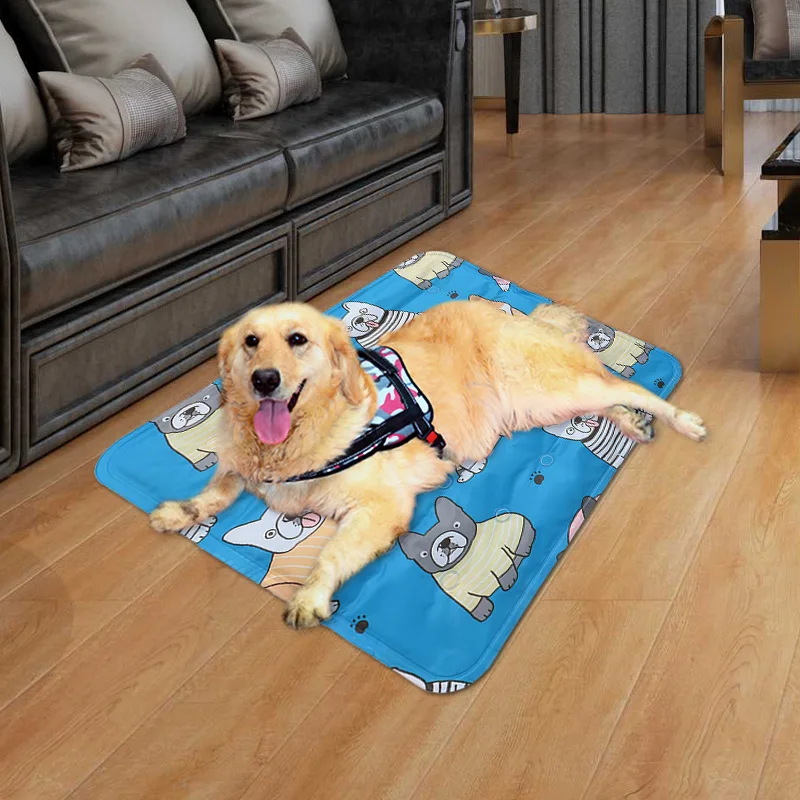Custom Pet Ice Mat Dog Pad Cooling Mat For Summer
