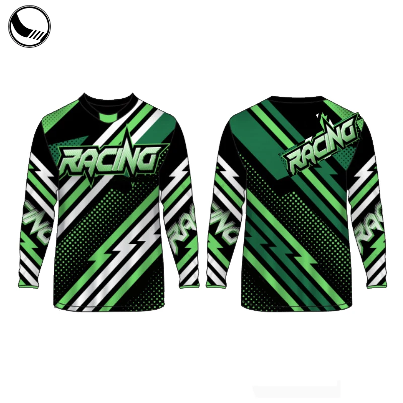 custom design sublimation racing bmx jersey