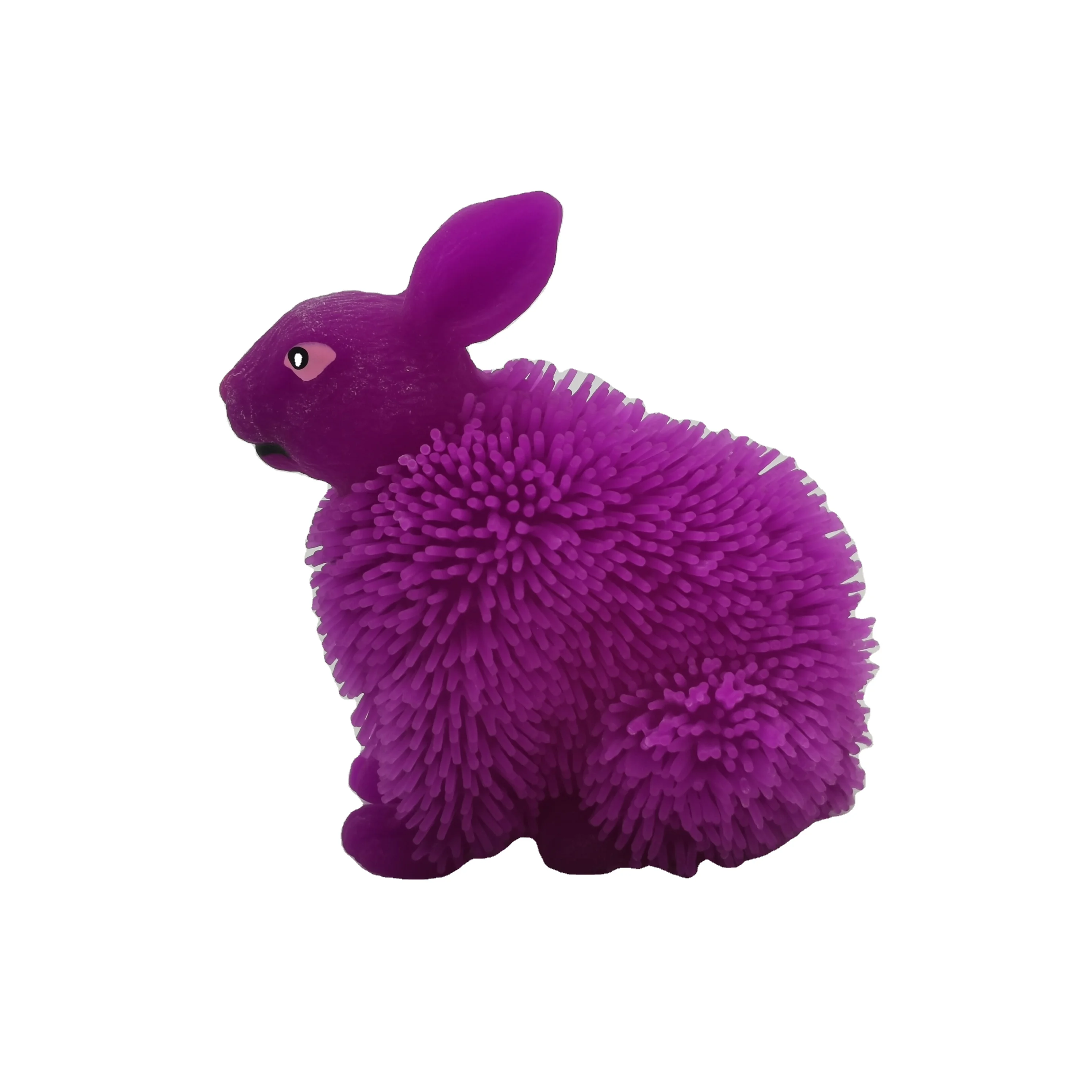 Kawaii LED Flash Rabbit Stress Relief Toys Random Pack Mochi Squishy Glitter Toy Mini Mochi Squueze Toys for Kids