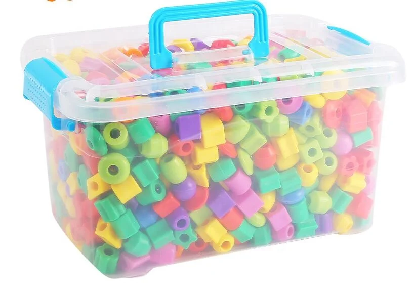 china import toy kids gifts toy Plastic Lacing Beads Stringing Beads with Strings desk toy