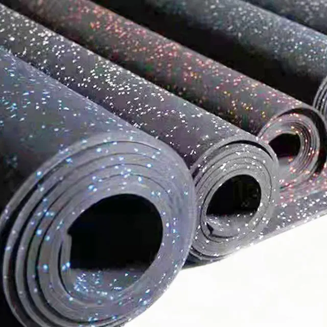 Wholesale Gym Rubber Rolls Roll Mats 6mm for Gym Flooring