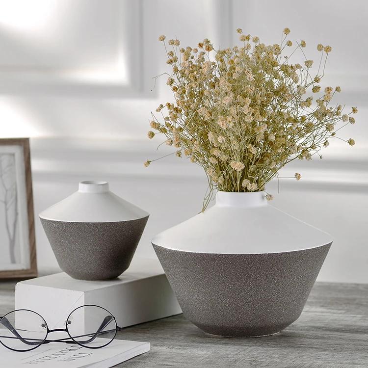 Wholesale New Stylish Wedding Bud Flower Vase Ceramic Vases for Home Decor