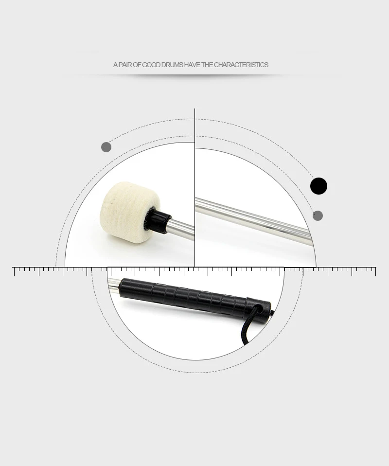 Factory wholesale senior professional stainless steel big drum hammer