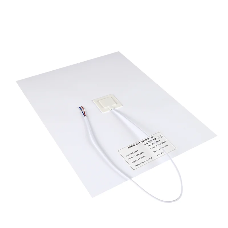 DC12V AC110V 220V PET зеркало подогреватель противотуманная пленка Demister Pad светодиодное умная стеклянная