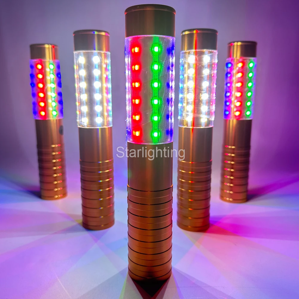 Rechargeable Wine Champagne Bottle Service Stick Glow Sparklers Light LED Strobe Baton Stopper For Nightclub Party Bar