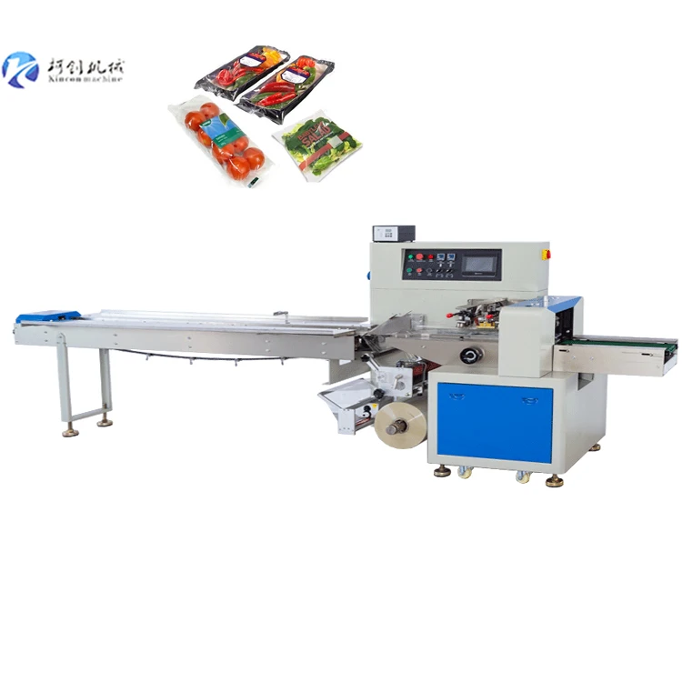 Высокоскоростной упаковочный автомат для упаковки свежих овощей и фруктов мешок машина для упаковки пищевых продуктов