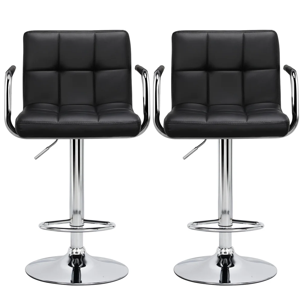Modern popular design comfortable leather bar stool with arms