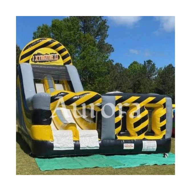 Commercial grade inflatable giant bouncy house water slide fire fighting truck bounce combo fire moonwalk jumping for sale