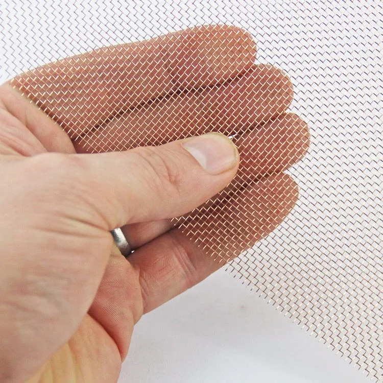 
Customized 40 50 60 70 80 90 100 120 140 160 180 200 micron copper phosphor bronze wire mesh 