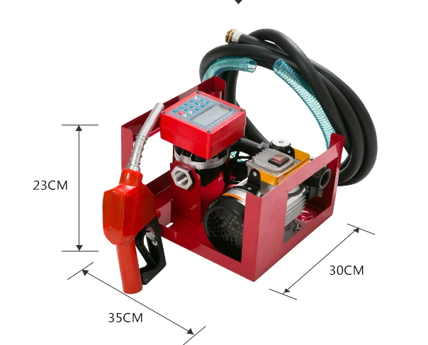 Низкая цена, предустановленный расходомер с набором переносного насоса