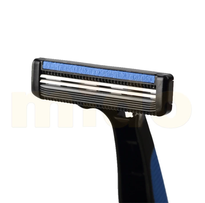 
maker disposable private label bump with lace mesh pack shaver razor 