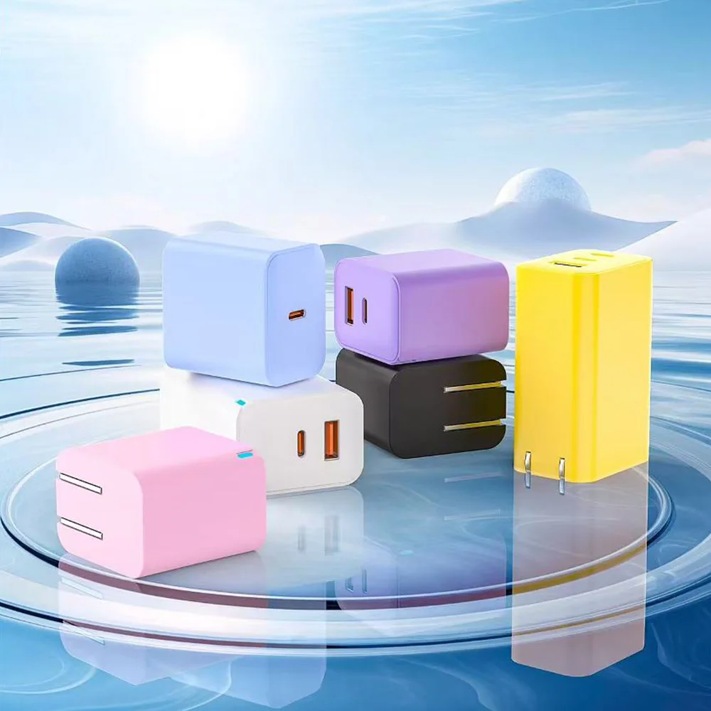 20W Fast Charging QC3.0 Type C Foldable Plug PD Phone Charger For Samsung Smart Watches