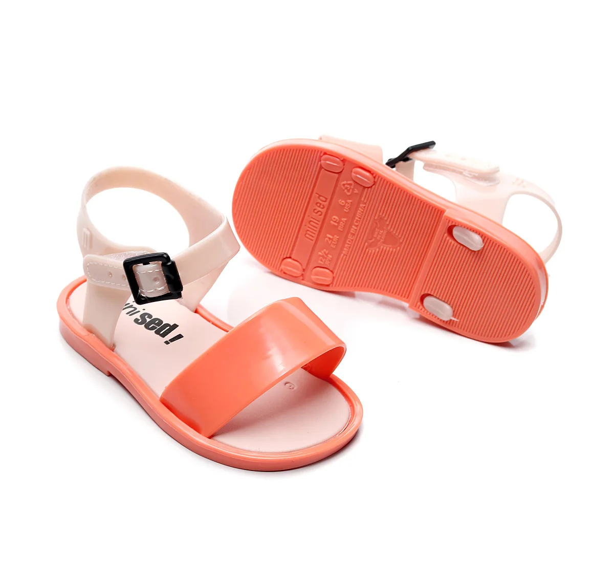 wholesale PVC summer girls plastic infant jelly sandals