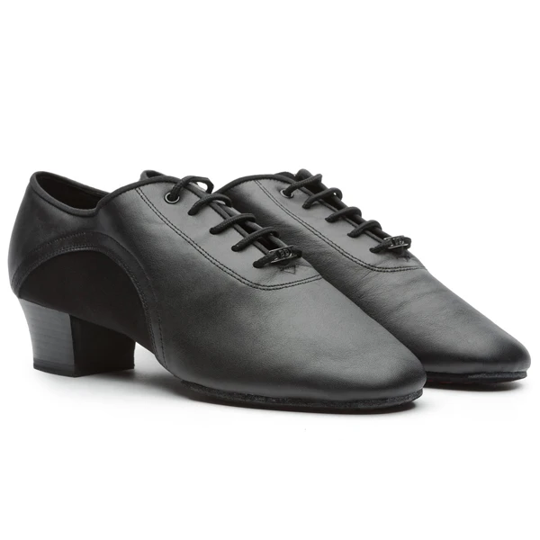 
Blooming 13213 High-end Black Genuine Leather Latin Dance Shoes for Men 
