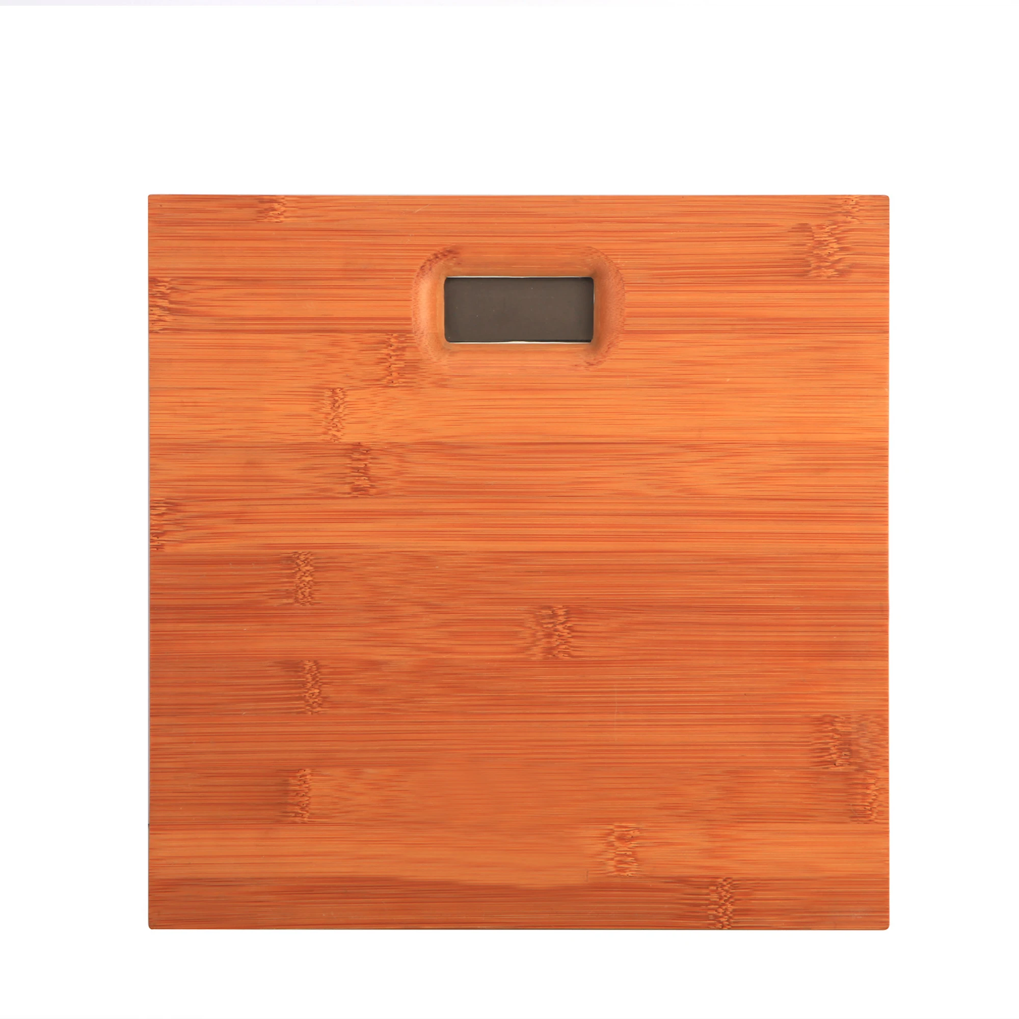 2021 large size wood feel bamboo digital bathroom weighing scale