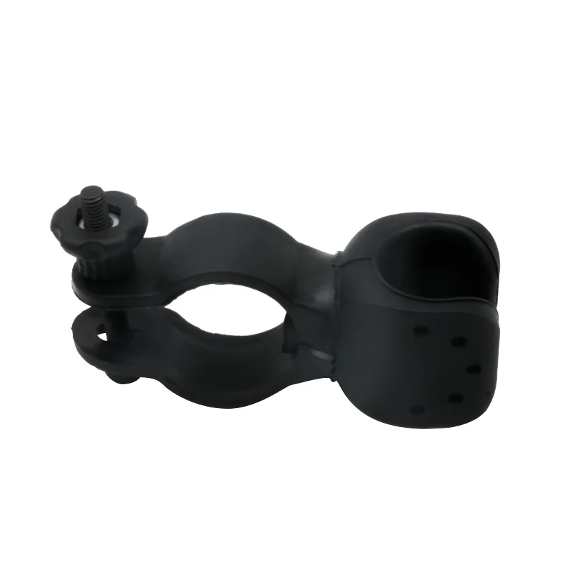 High quality bicycle light flashlight torch holder 360 rotation cyclye clip clamp bicycle flashlight holder