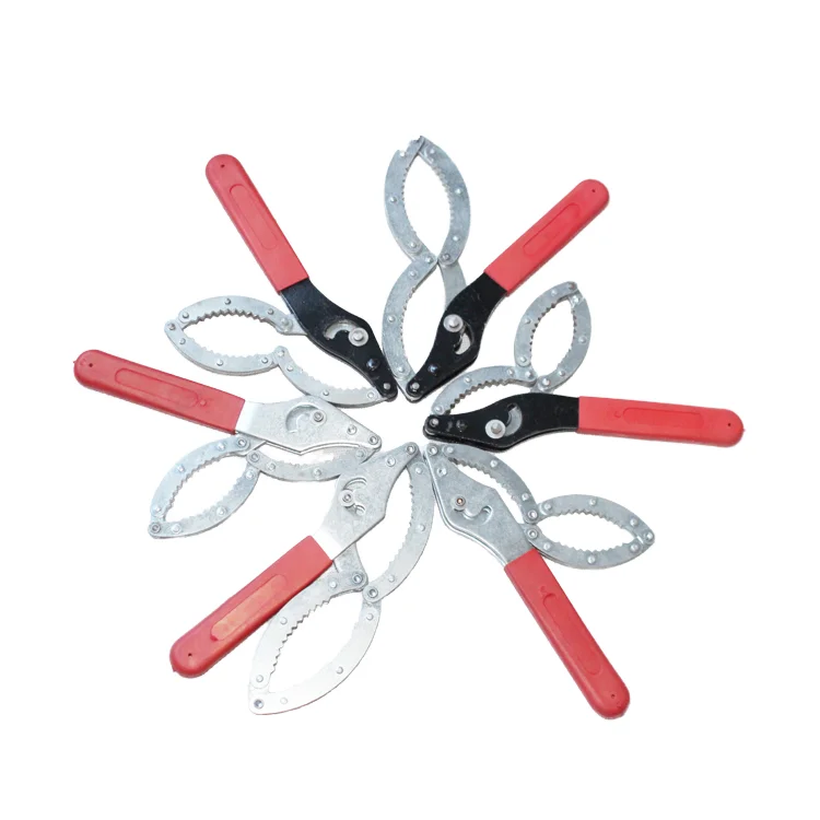 Adjustable Size Steel Wrench Set Oil Filter Ratchet Chain Wrench for Cars Automatic Factory Product OEM Customization Support