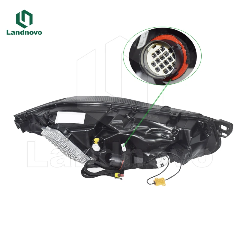 Muhuang Led head light for Jaguar XF Fpace 2017-2020 headlamp upgrade to 2021 LED lamp for For Jaguar XF F-pace 2017-2020