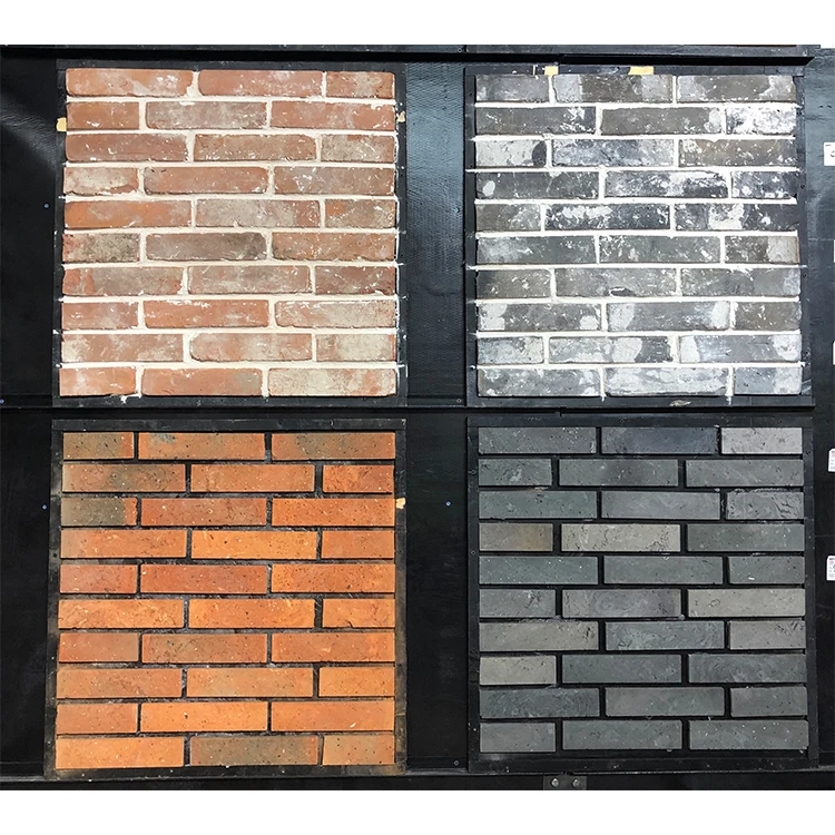 Лидер продаж, антикварная декоративная красная кирпичная настенная плитка с кислотостойкой отделкой