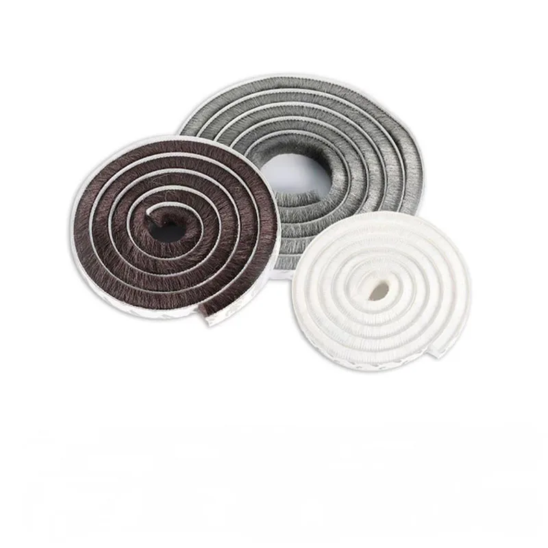 Manufacturers best sell woven brush pile weather stripping for sliding doors wool seal brush Weather Strip