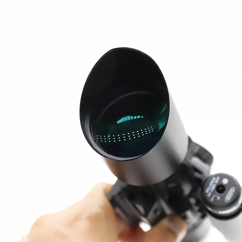 M9 Red Laser 3-10X42EG Red Green Illumination Hunting Sight Scope With Red Dot Laser Metal Telescope