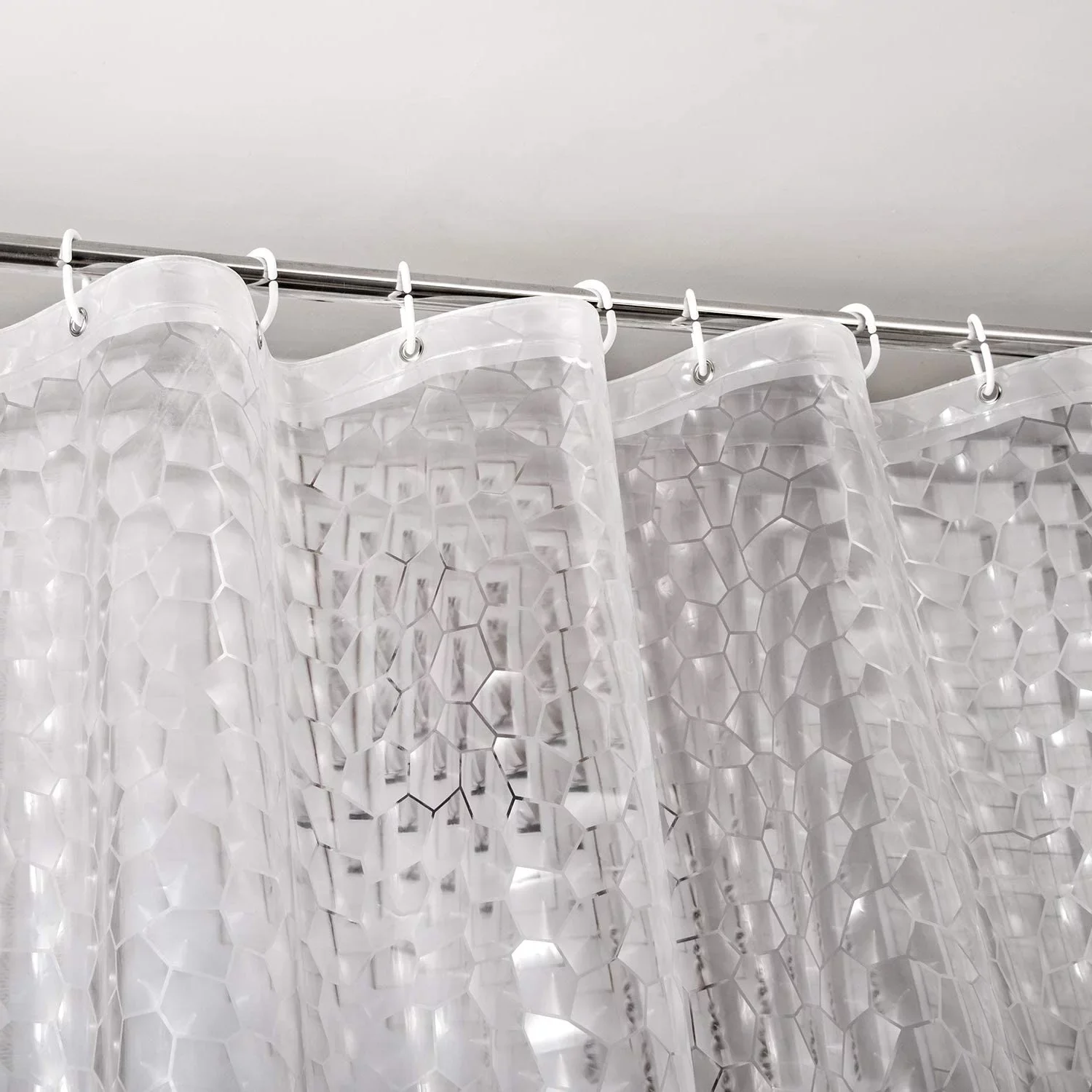 Thickened waterproof clear bathroom Shower Curtain Liner 72 x 72 PEVA Heavy Duty waterproof Shower Curtain liner