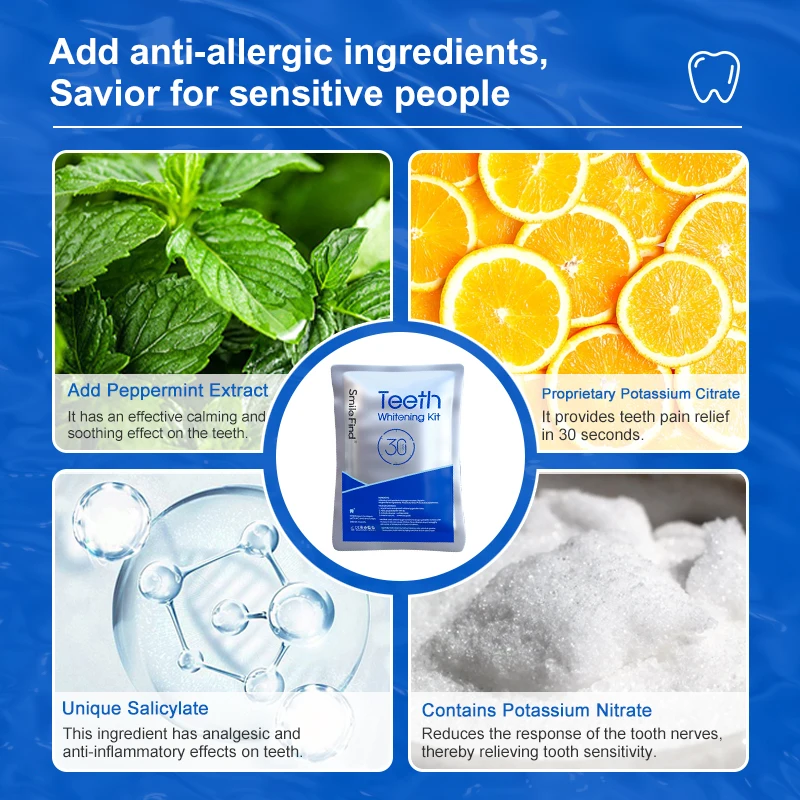 2024 Salon Clinic White Cleaning Bleaching Tooth Professional 35% Hydrogen Peroxide Teeth Whitening Gel Dental Whitening Kits