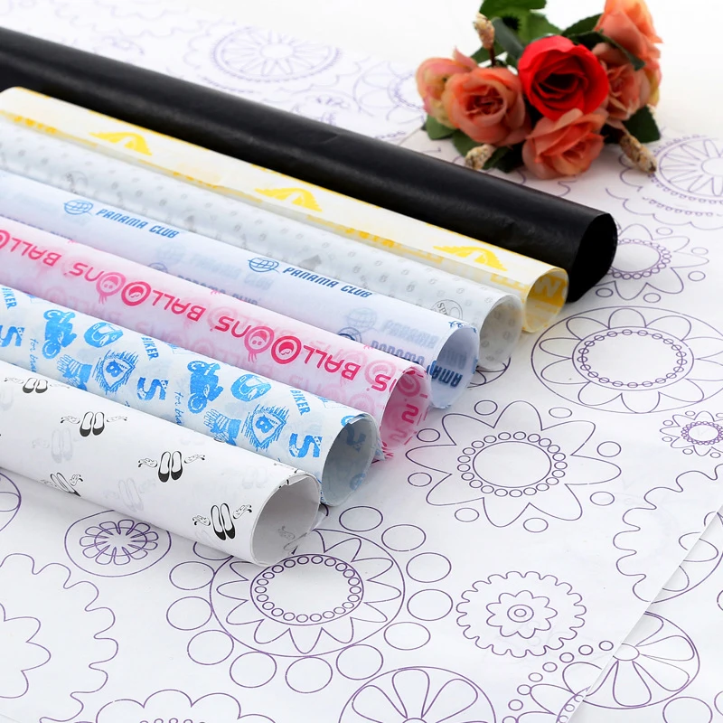 Aluminum tube hand cream flowers tissue eco friendly wrapping paper