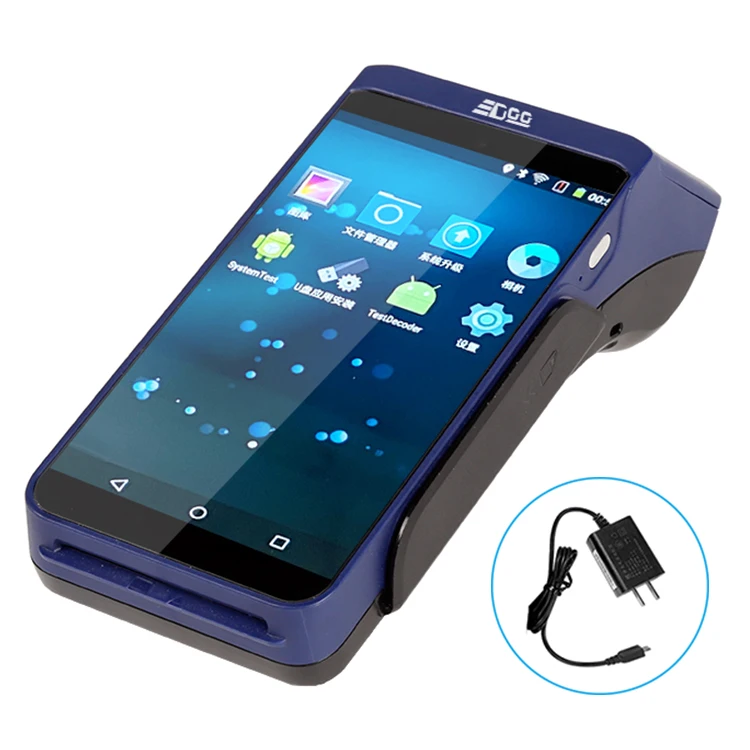 Handheld android Mobile Portable Printer Scan 2d QR Code barcode scanner Systems Billing Pos Terminal printers & scanners