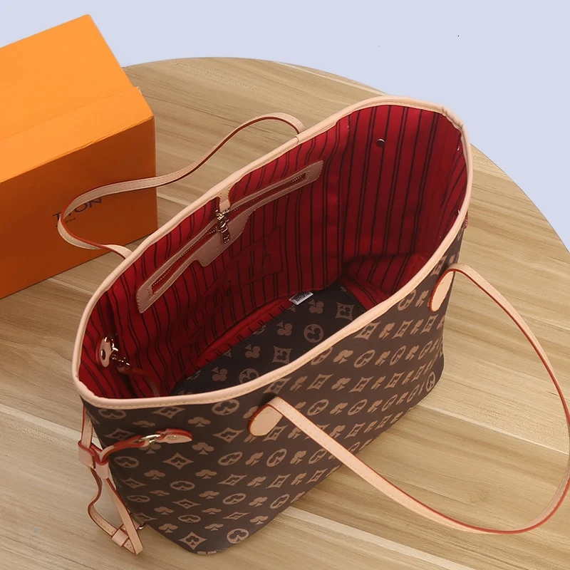 Hot sale neverfull handbag luxury famous branded bags good quality ladies handbags women bags with logo