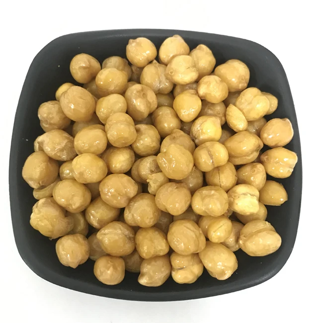 Высокобелковые сухие жареные закуски из нута Кабули с солевым вкусом