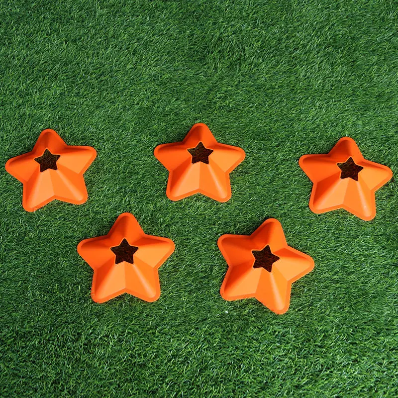 Basketball Football disc cone set of 10 pieces Star Shape Soccer Training marker agility disc cones for soccer training