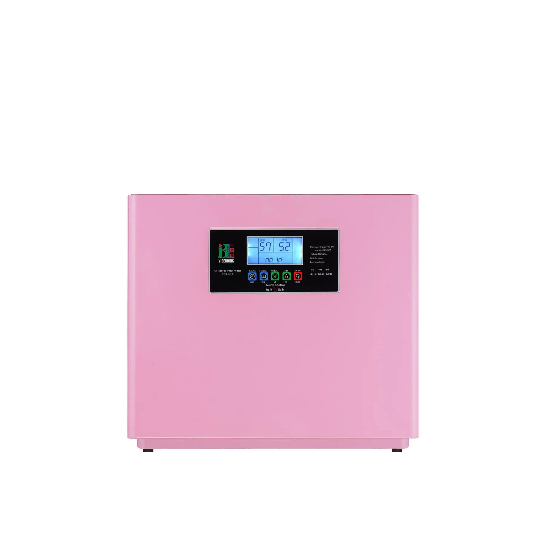 Air source heat pump water heater for private residences dedicated to humidified air